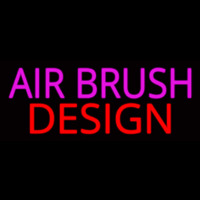 Pink Airbrush Design Leuchtreklame