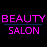 Pink Beauty Salon Blue Line Leuchtreklame