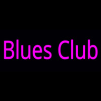 Pink Blues Club Leuchtreklame