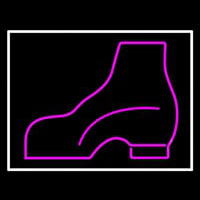 Pink Boots With Border Leuchtreklame