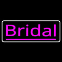 Pink Bridal With Border Leuchtreklame