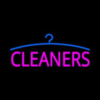 Pink Cleaners Logo Leuchtreklame