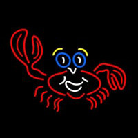 Pink Crab Logo 1 Leuchtreklame