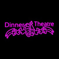 Pink Dinner Theatre Leuchtreklame