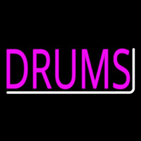 Pink Drums 1 Leuchtreklame