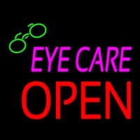 Pink Eye Care Block Open Leuchtreklame