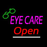 Pink Eye Care Red Open Leuchtreklame