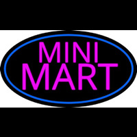 Pink Mini Mart Leuchtreklame