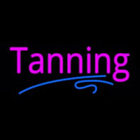 Pink Tanning Leuchtreklame