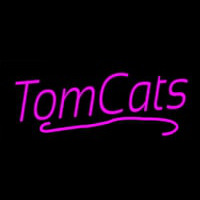 Pink Tom Cats Leuchtreklame