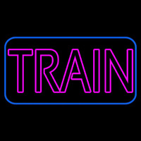 Pink Train Leuchtreklame