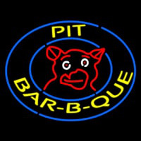 Pit Bbq Leuchtreklame