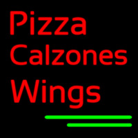 Pizza Calzones Wings Leuchtreklame