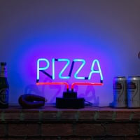 Pizza Desktop Leuchtreklame