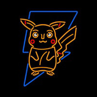 Pokeman Go Pikachu Leuchtreklame