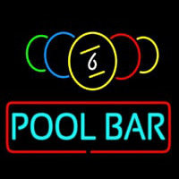 Pool Bar Leuchtreklame