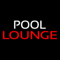 Pool Lounge Leuchtreklame