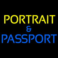 Portrait And Passport Leuchtreklame