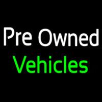 Pre Owned Vehicles Leuchtreklame