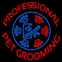 Professional Pet Grooming Leuchtreklame