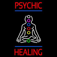 Psychic Health With Blue Line Leuchtreklame