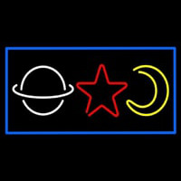 Psychic Logos Blue Border Leuchtreklame