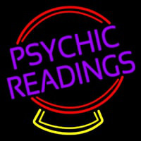 Psychic Reading Logo Leuchtreklame