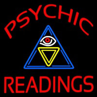 Psychic Readings Logo Leuchtreklame