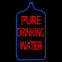 Pure Drinking Water Leuchtreklame
