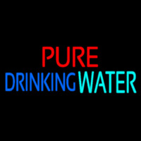 Pure Drinking Water Leuchtreklame