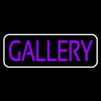 Purle Gallery With Border Leuchtreklame