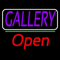 Purle Gallery With Open 2 Leuchtreklame