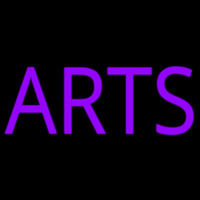 Purple Arts Leuchtreklame