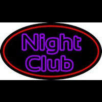 Purple Block Night Club Leuchtreklame