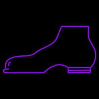 Purple Boots Leuchtreklame