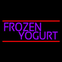 Purple Frozen Yogurt Leuchtreklame