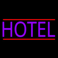 Purple Hotel Leuchtreklame