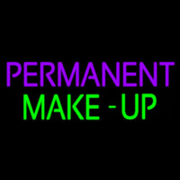 Purple Permanent Green Make Up Leuchtreklame