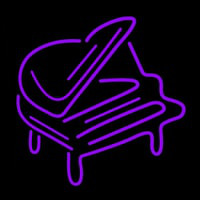 Purple Piano Leuchtreklame