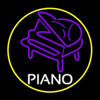 Purple Piano Leuchtreklame