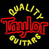 Quality Taylor Guitars Leuchtreklame