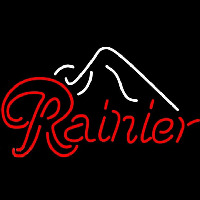 Rainier Ice Mountain Beer Sign Leuchtreklame
