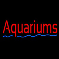 Red Aquariums Blue Line Leuchtreklame