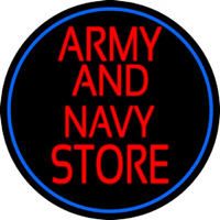 Red Army And Navy Store Leuchtreklame