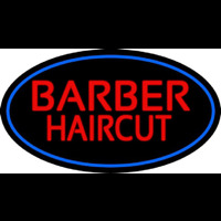 Red Barber Haircuts Leuchtreklame