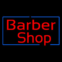 Red Barber Shop Border Leuchtreklame