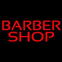 Red Barber Shop Leuchtreklame