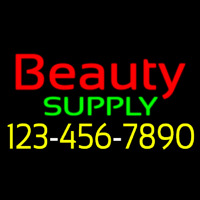 Red Beauty Supply With Phone Number Leuchtreklame