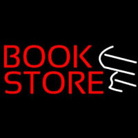 Red Book Store Logo Leuchtreklame