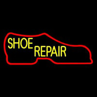 Red Boot Shoe Repair Leuchtreklame